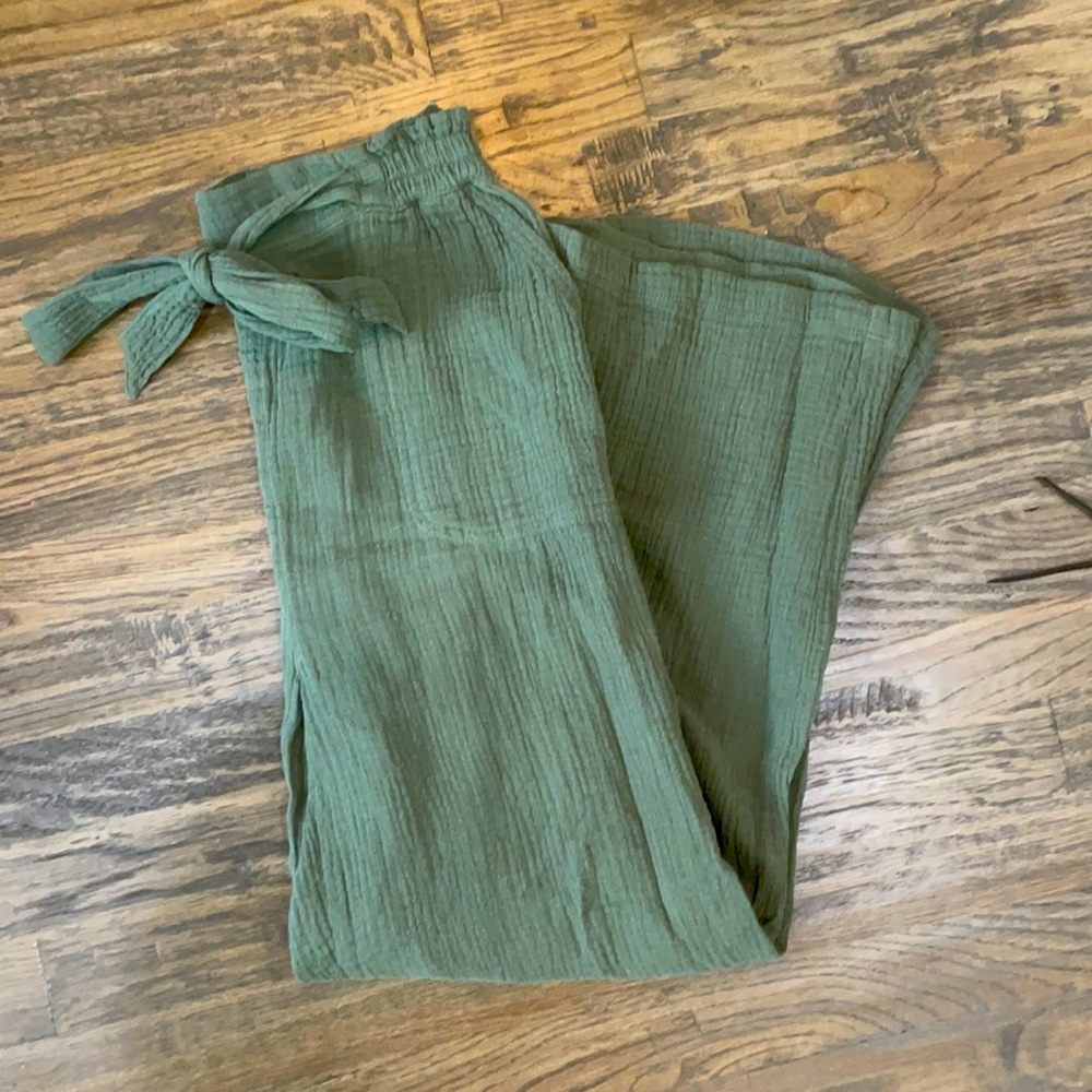 Anthropologie green pants
